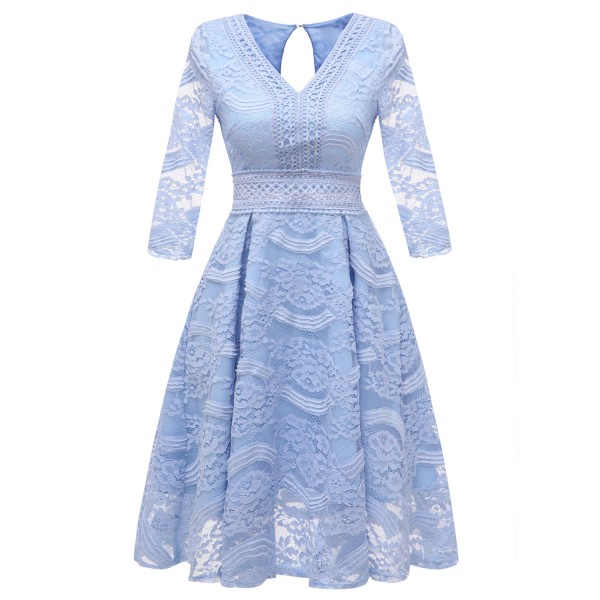 GABERLY Women's Luxury Lace Floral Vintage Fashion...